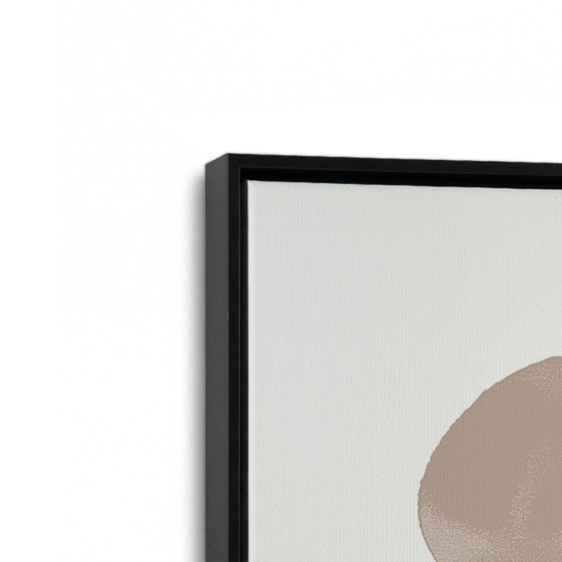 [Color:Satin Black], Picture of art in a Satin Black frame at an angle