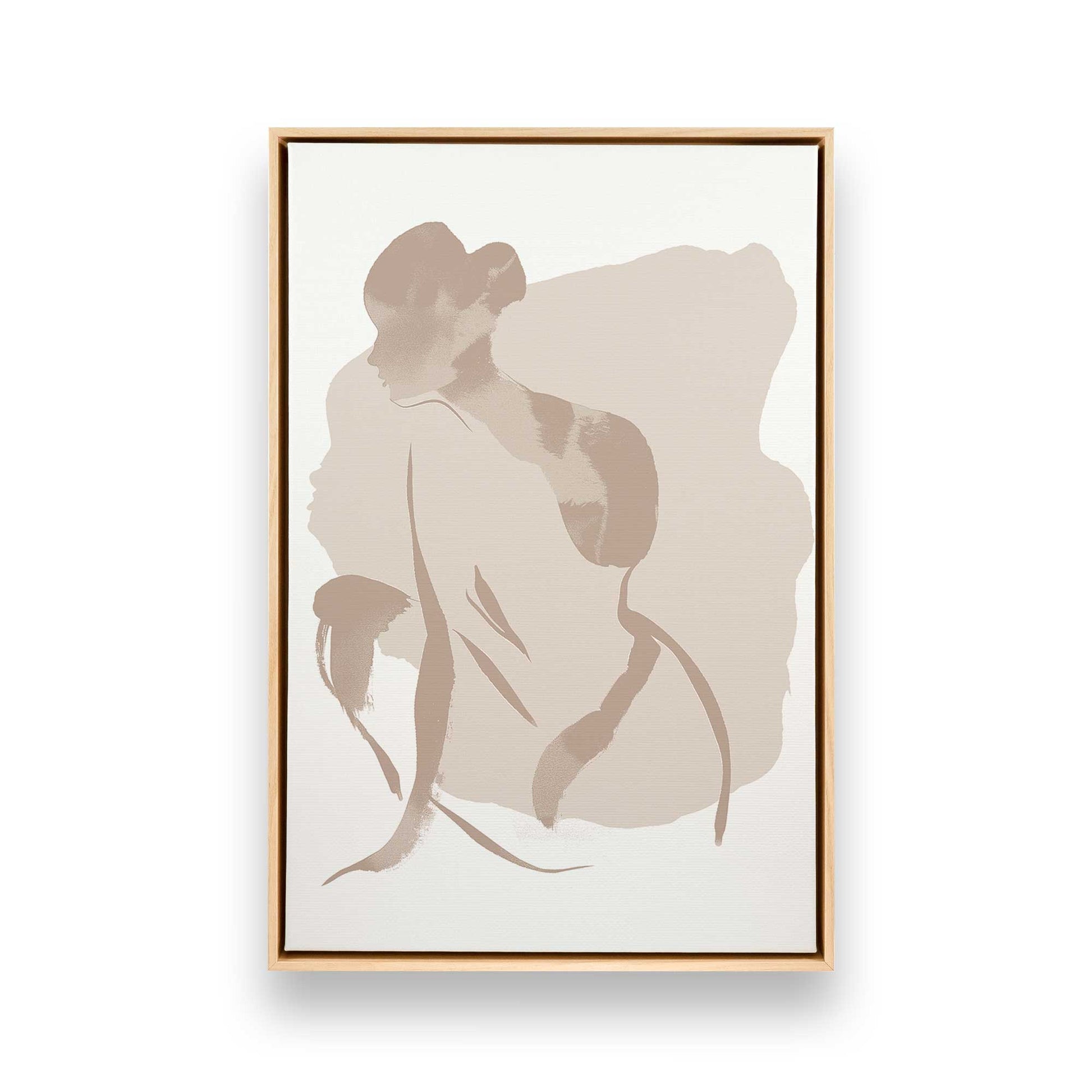 [Color:American Maple], Picture of art in a American Maple frame