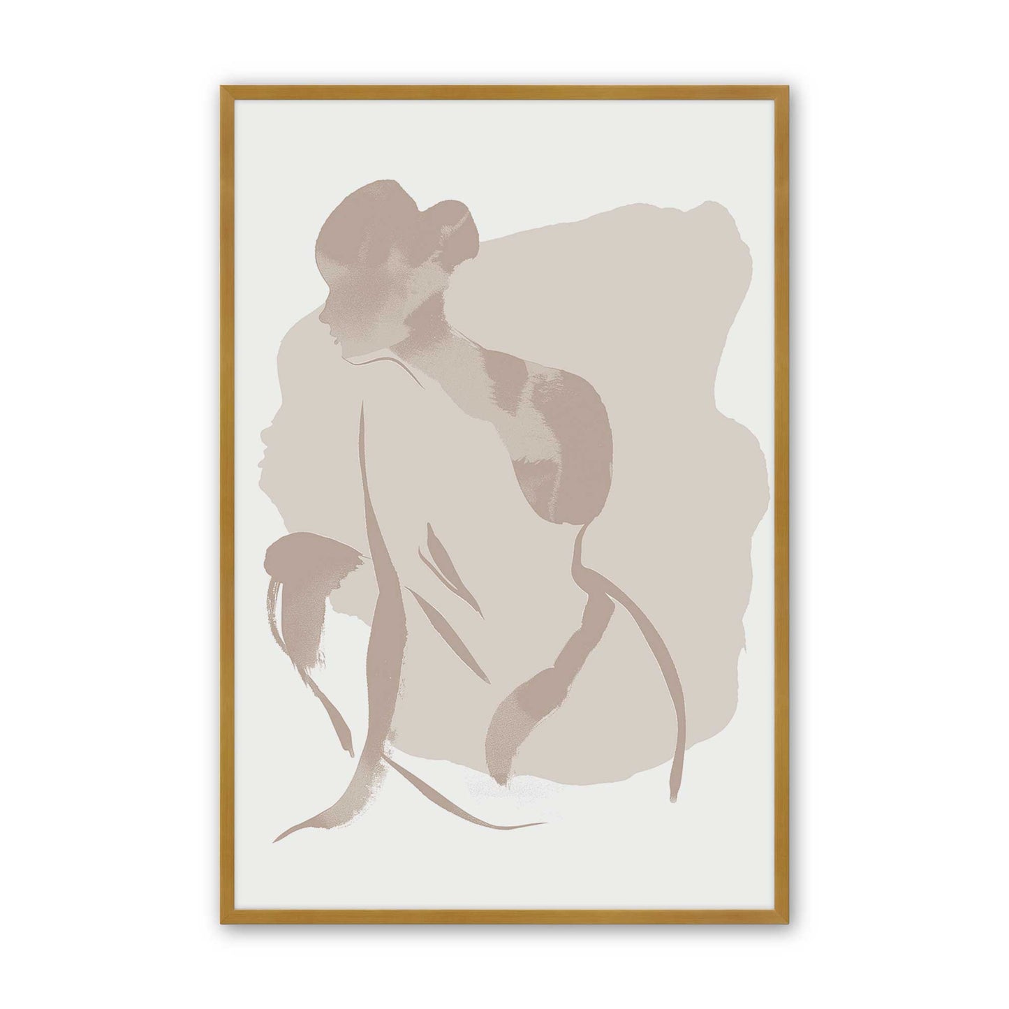 [Color:Polished Gold], Picture of art in a Polished Gold frame