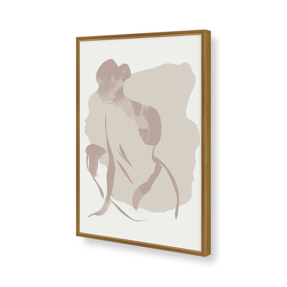 [Color:Polished Gold], Picture of art in a Polished Gold frame of the corner