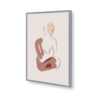 [Color:Polished Chrome], Picture of art in a Polished Chrome frame of the corner