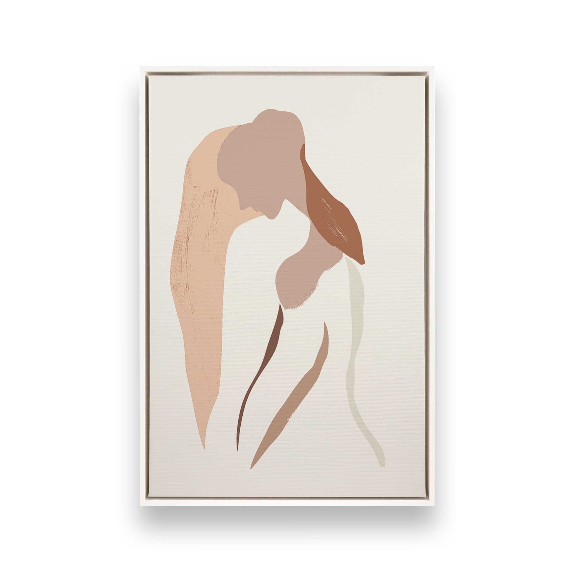 [Color:Opaque White], Picture of art in a White frame