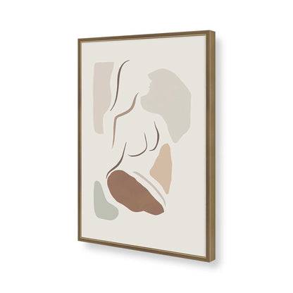 [Color:Brushed Gold], Picture of art in a Brushed Gold frame of the corner