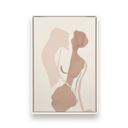 [Color:Opaque White], Picture of art in a White frame