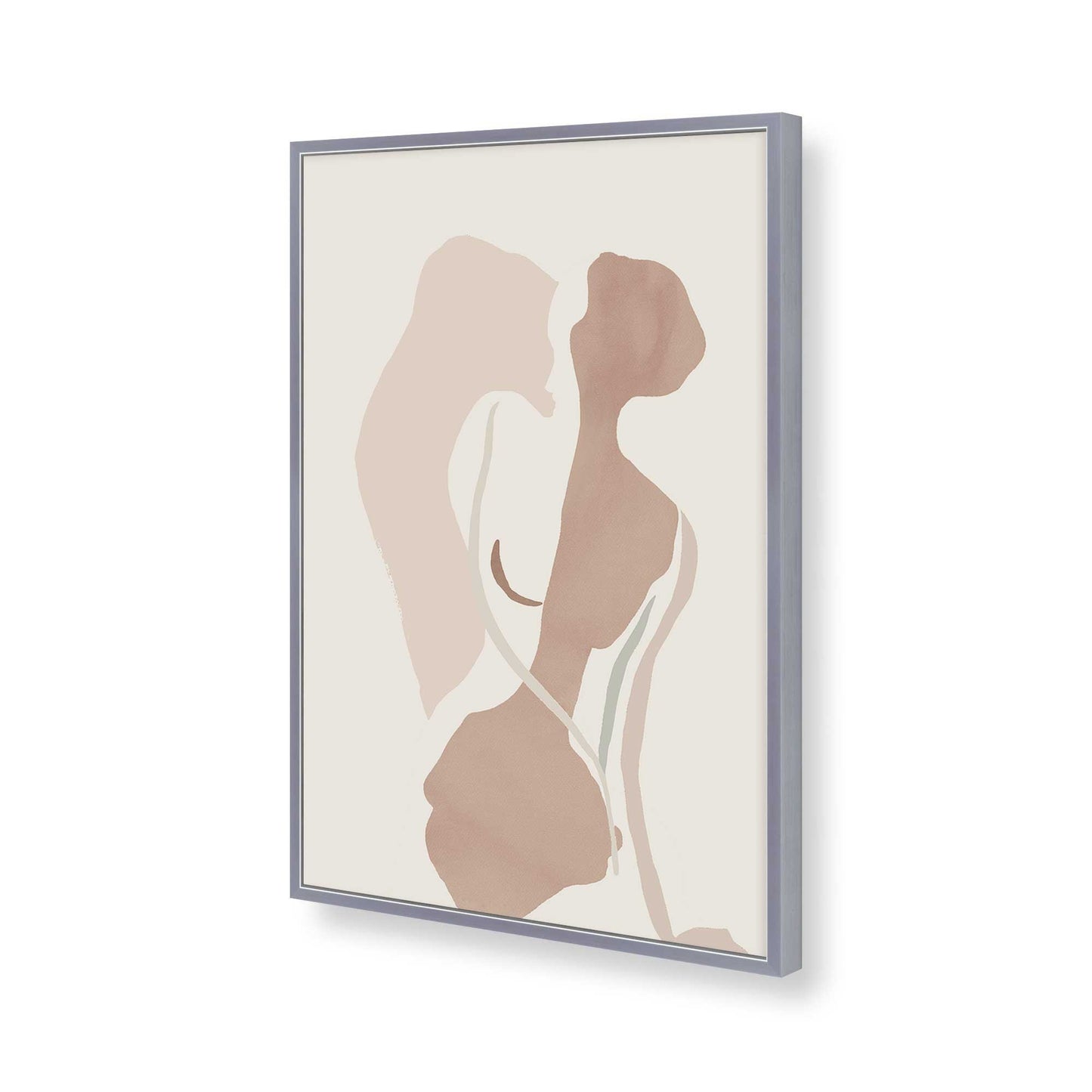 [Color:Polished Chrome], Picture of art in a Polished Chrome frame of the corner