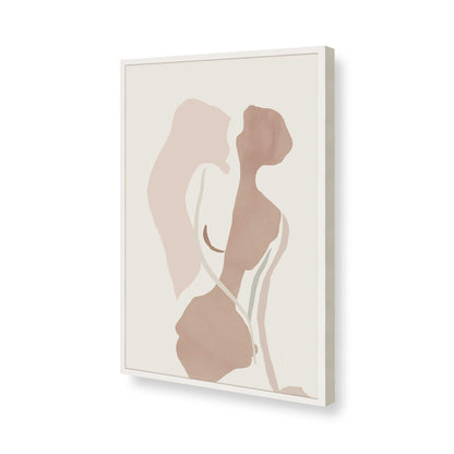 [Color:Opaque White], Picture of art in a Opaque White frame of the corner