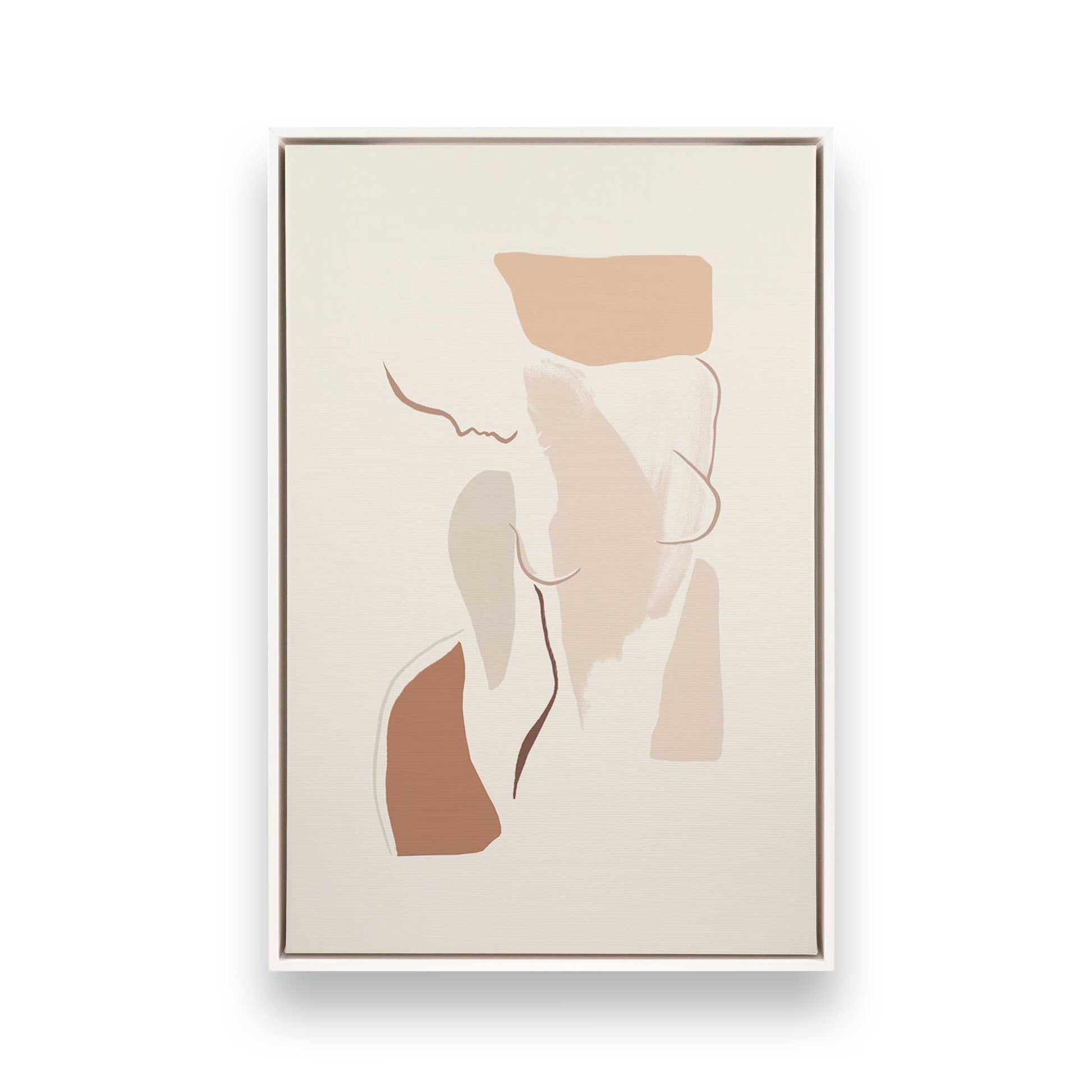 [Color:Opaque White], Picture of art in a White frame