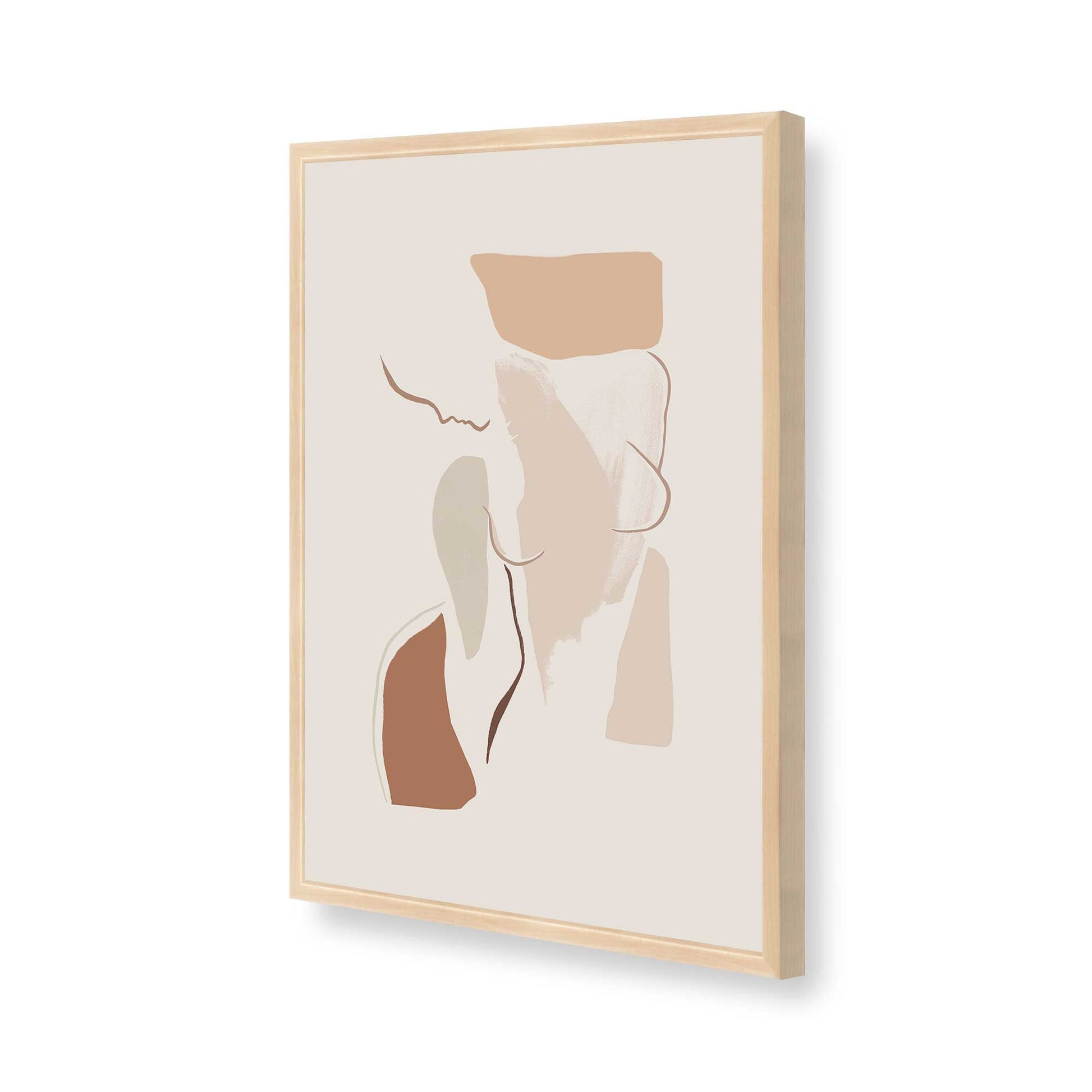 [Color:Raw Maple], Picture of art in a Raw Maple frame of the corner