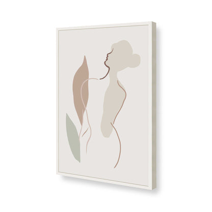 [Color:Opaque White], Picture of art in a Opaque White frame of the corner