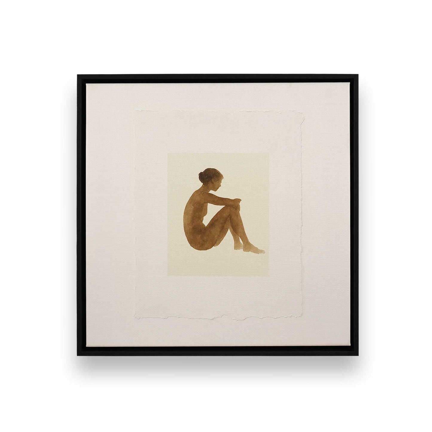 [Color:Satin Black], Picture of art in a Satin Black frame