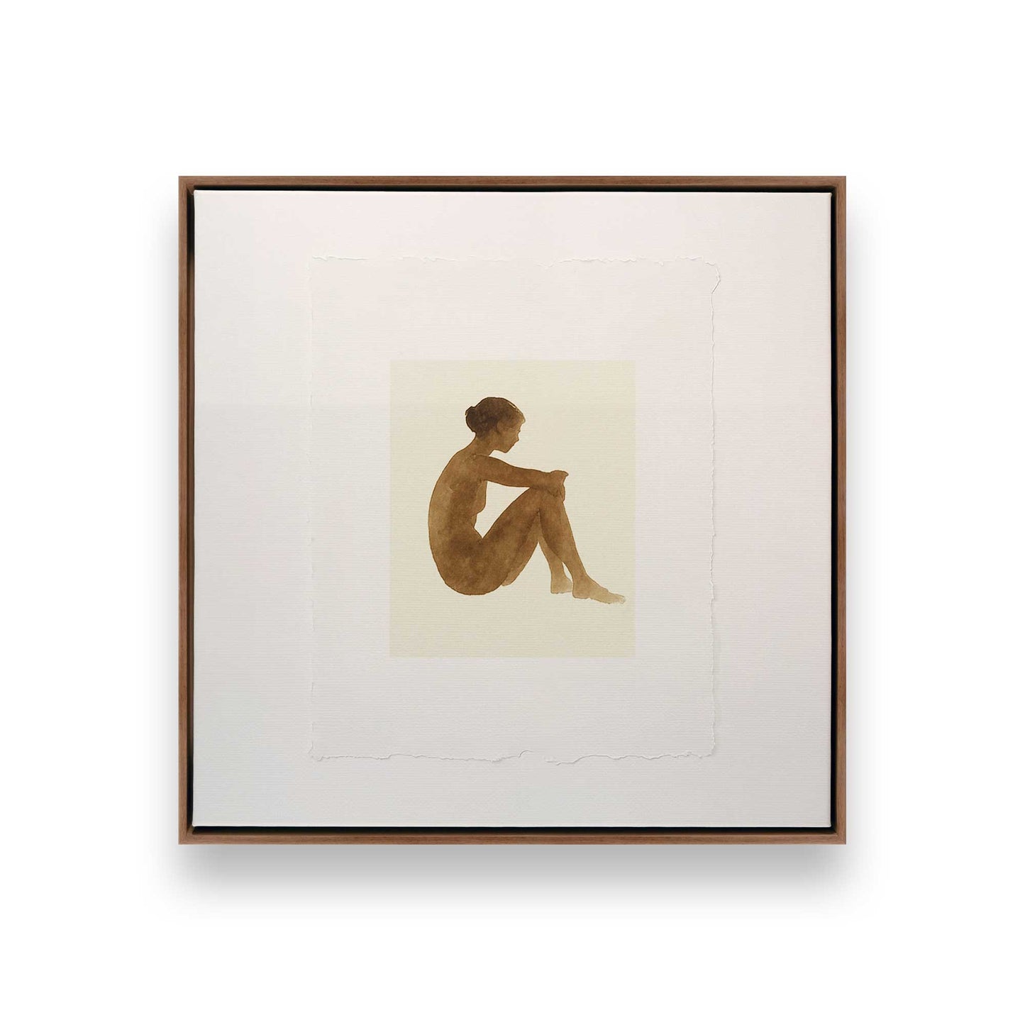 [Color:Walnut], Picture of art in a Walnut frame