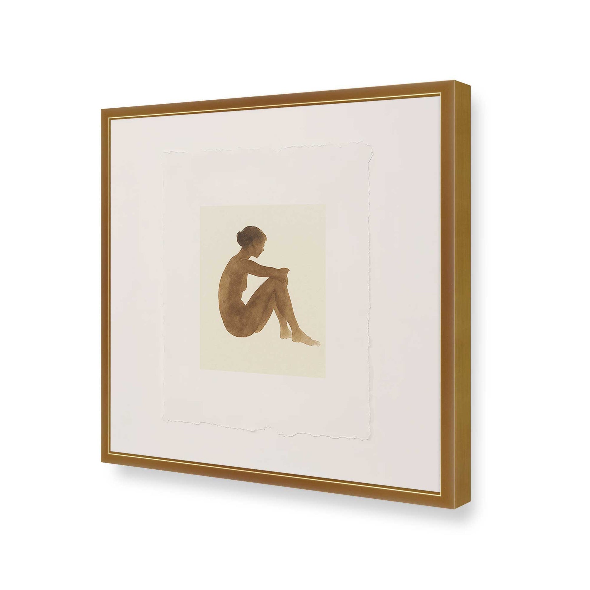 [Color:Polished Gold], Picture of art in a Polished Gold frame of the corner