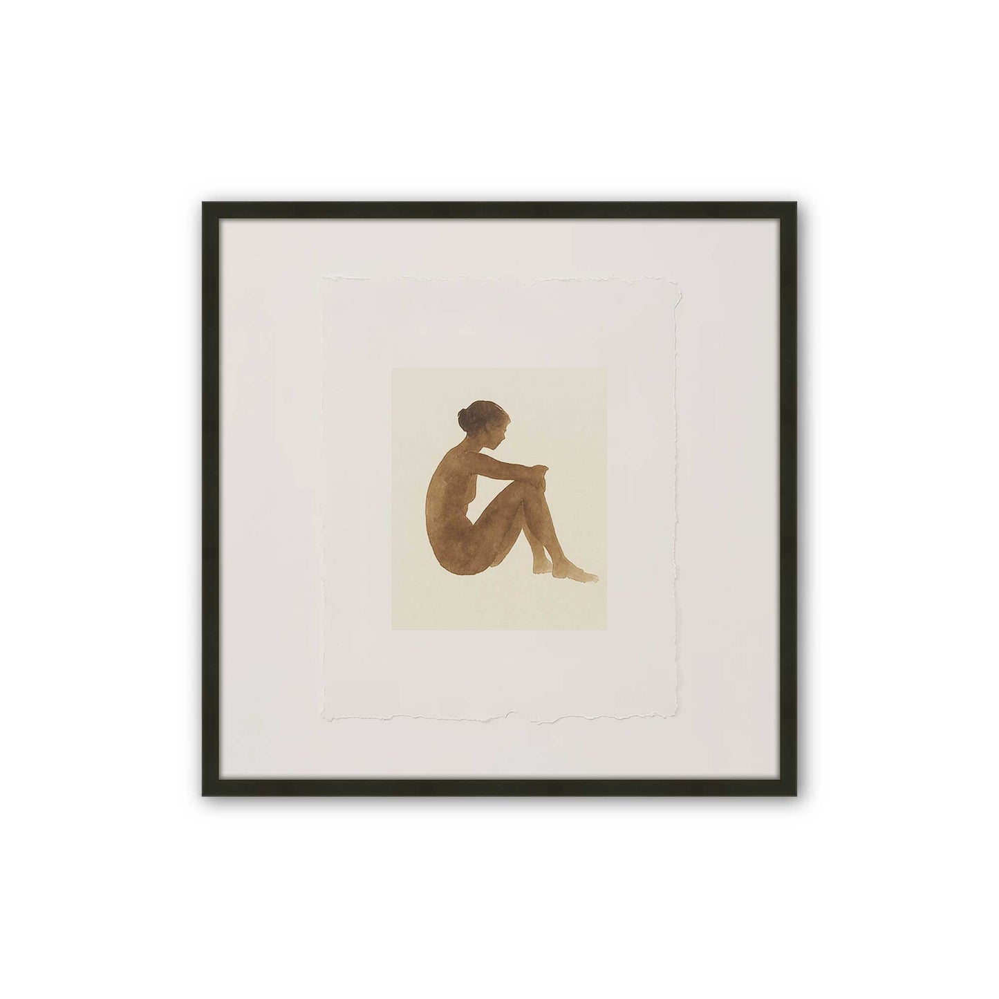 [Color:Satin Black], Picture of art in a Satin Black frame
