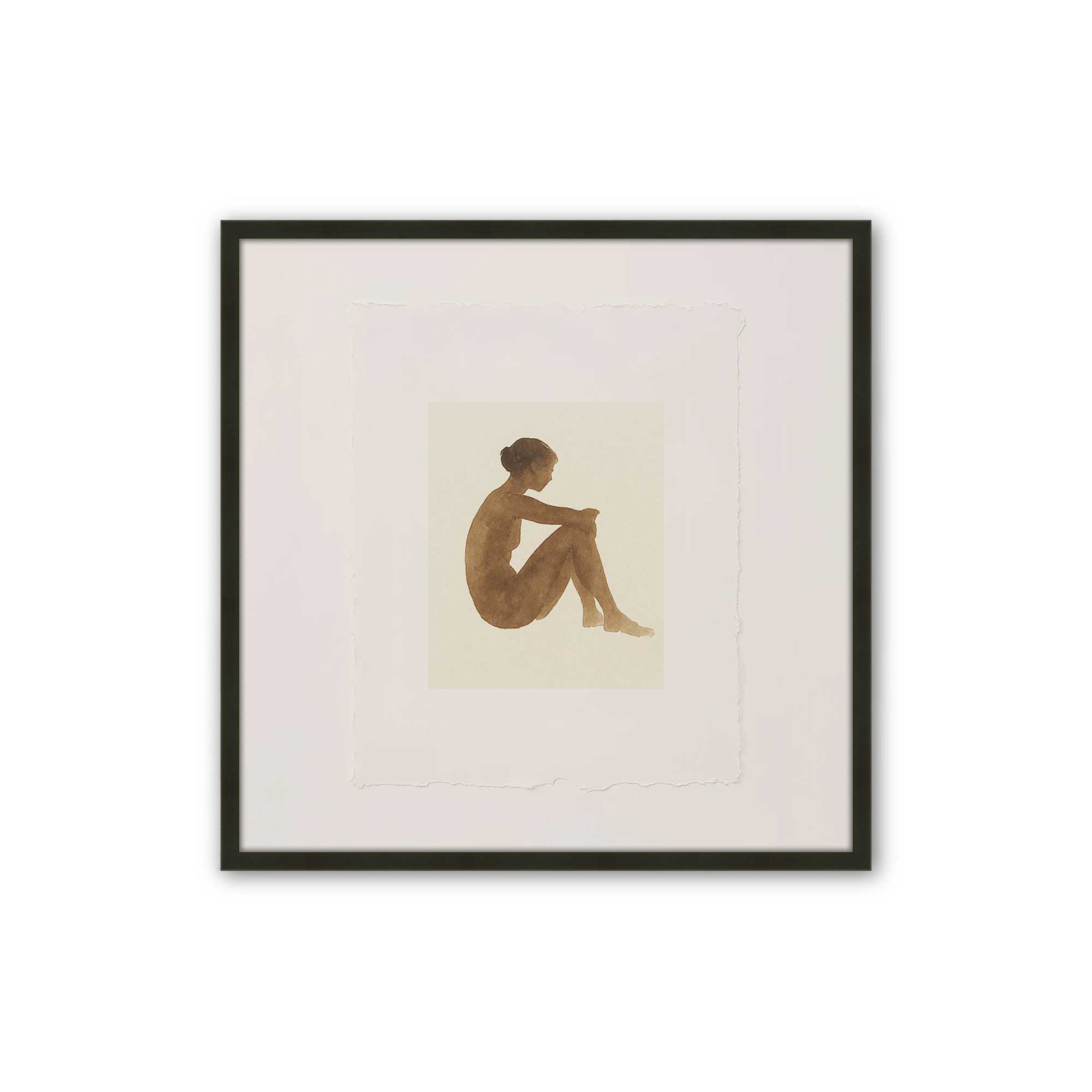 [Color:Satin Black], Picture of art in a Satin Black frame