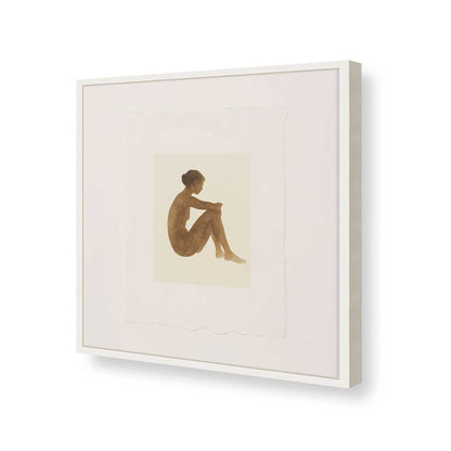 [Color:Opaque White], Picture of art in a Opaque White frame of the corner