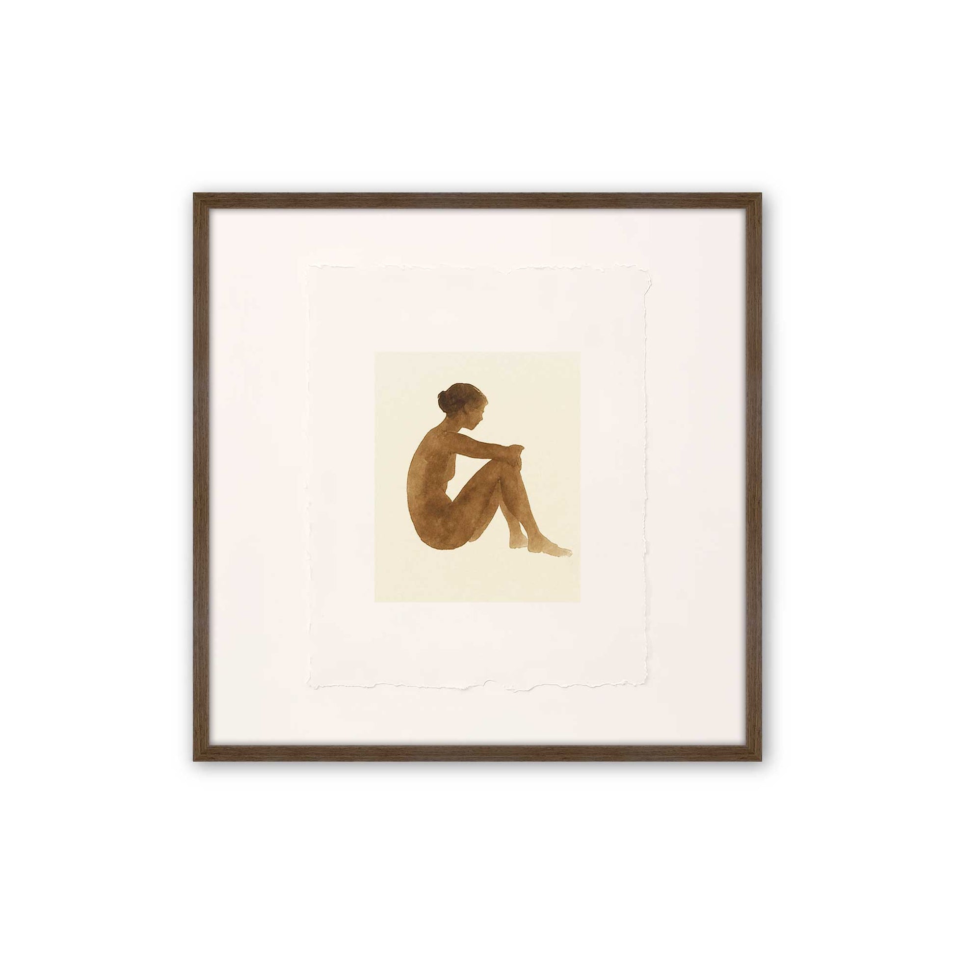 [Color:Walnut], Picture of art in a Walnut frame
