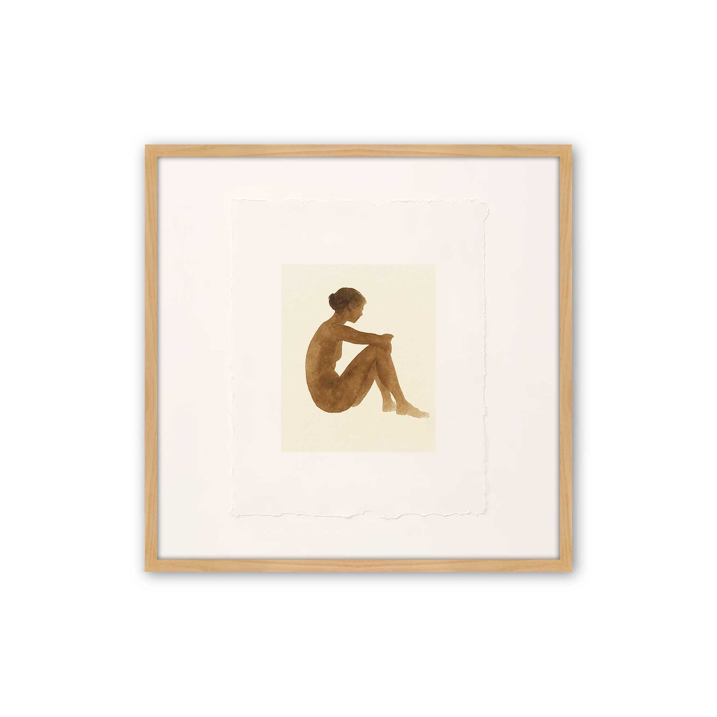 [Color:American Maple], Picture of art in a American Maple frame