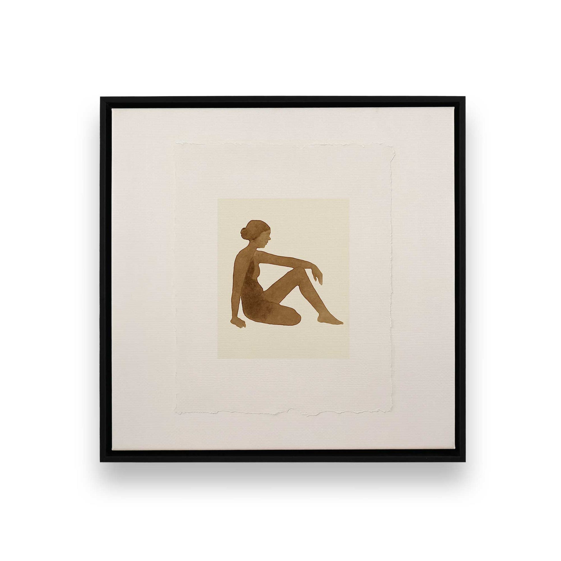 [Color:Satin Black], Picture of art in a Satin Black frame