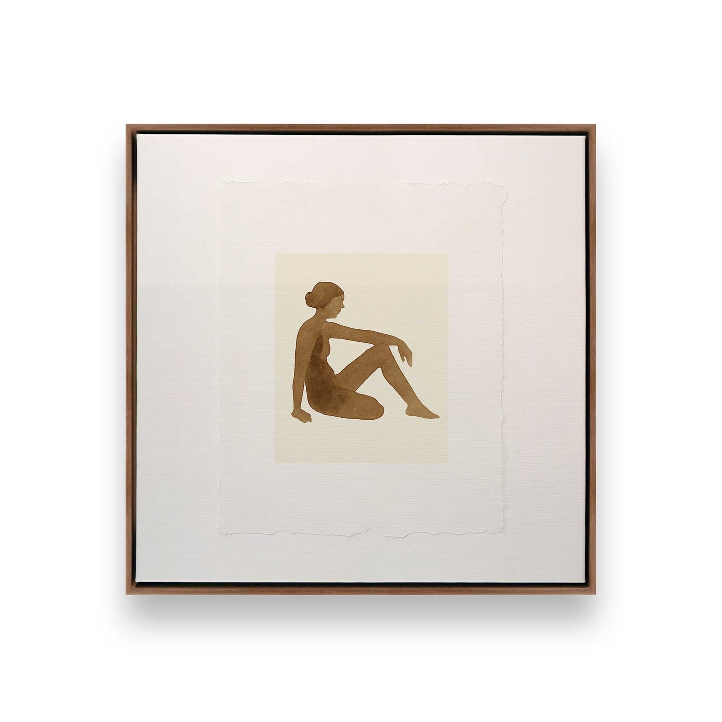 [Color:Walnut], Picture of art in a Walnut frame