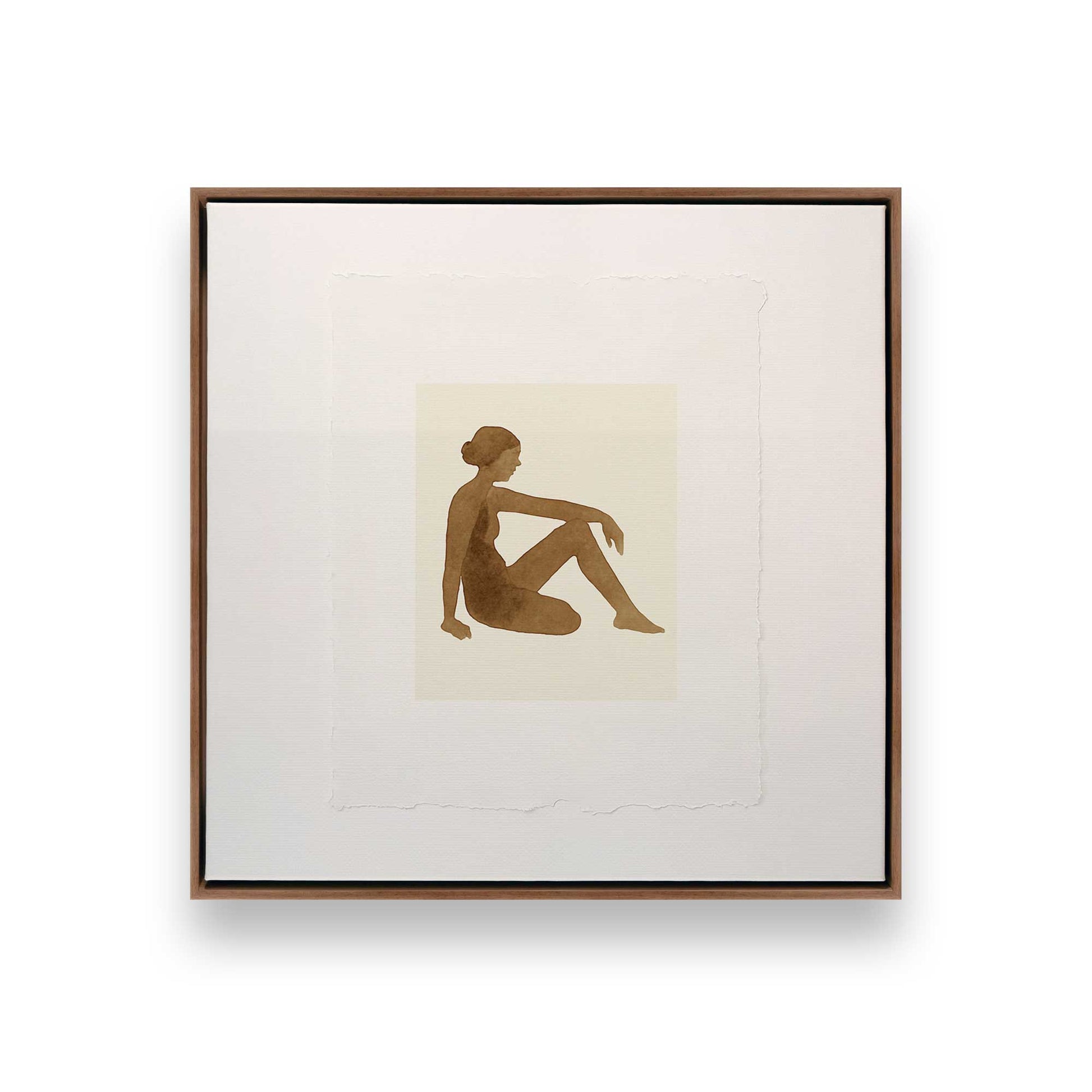 [Color:Walnut], Picture of art in a Walnut frame