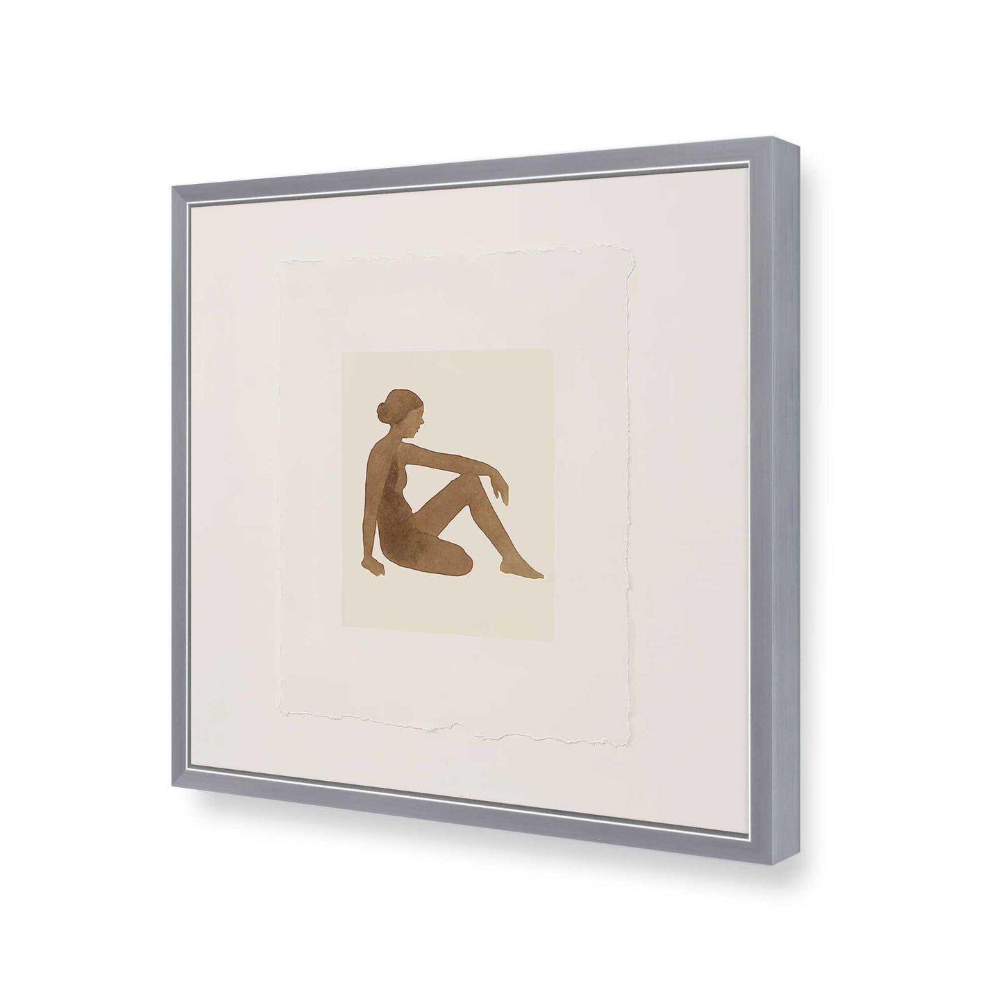 [Color:Polished Chrome], Picture of art in a Polished Chrome frame of the corner