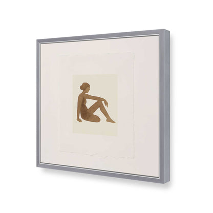 [Color:Polished Chrome], Picture of art in a Polished Chrome frame of the corner