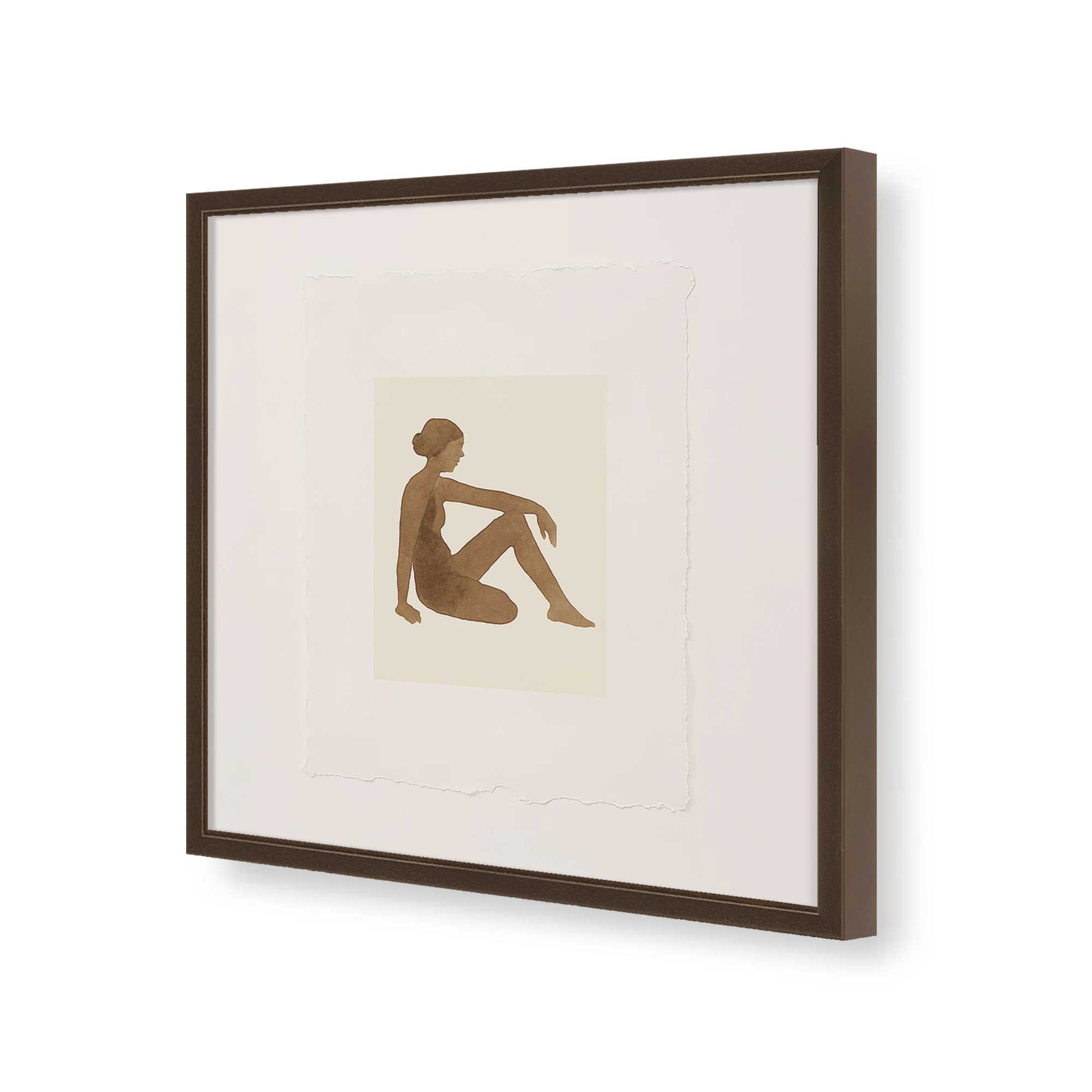 [Color:Espresso], Picture of art in a Espresso frame of the corner