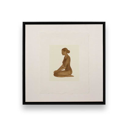 [Color:Satin Black], Picture of art in a Satin Black frame