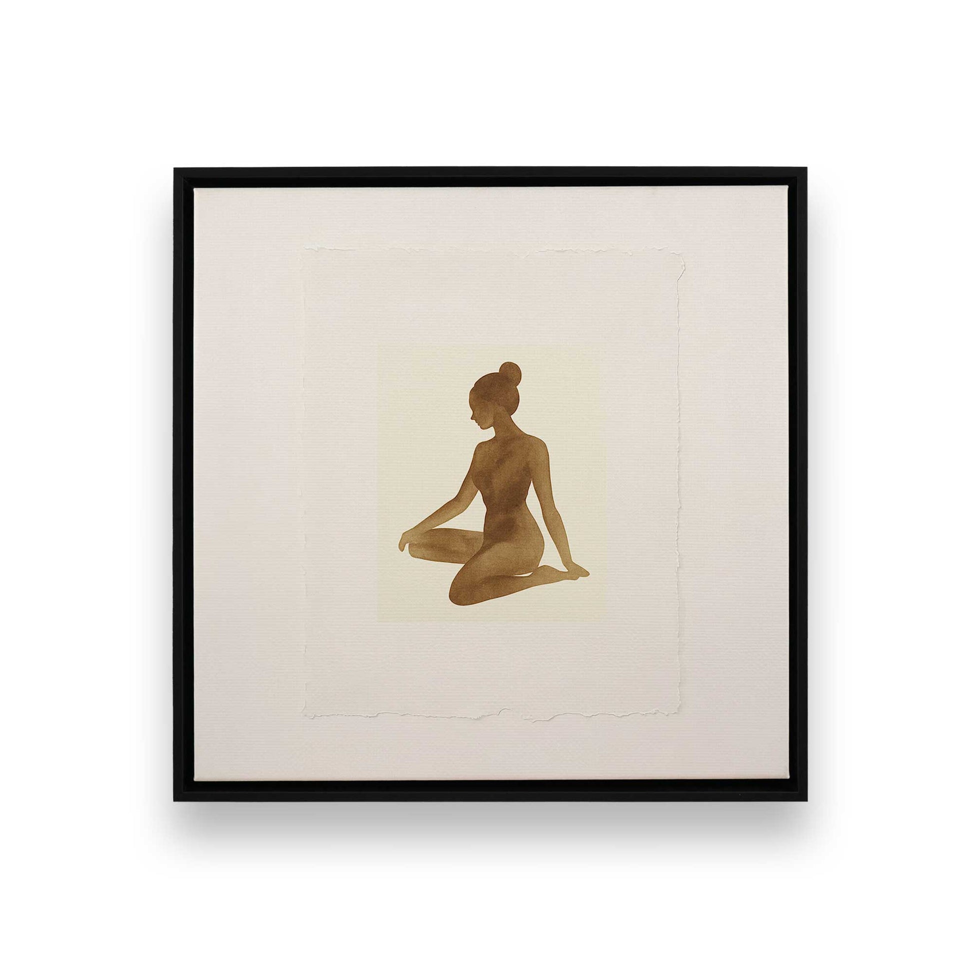 [Color:Satin Black], Picture of art in a Satin Black frame