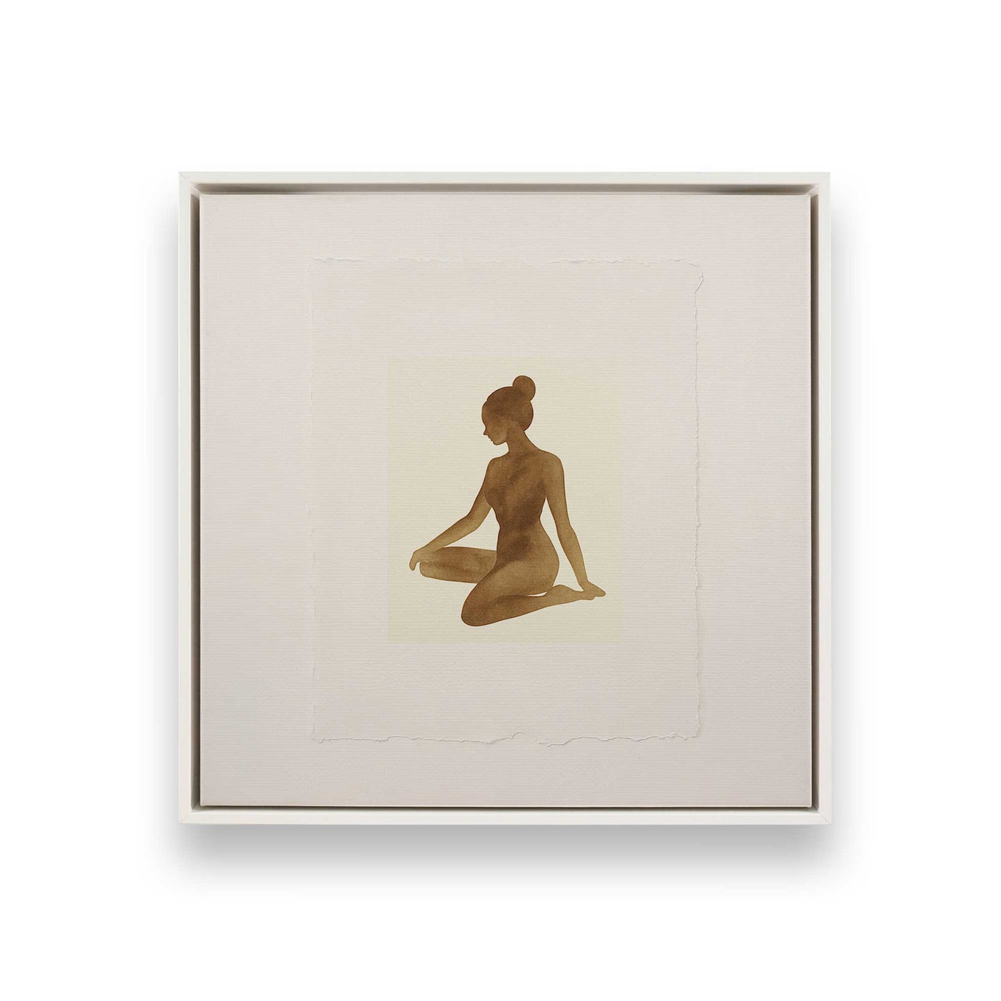 [Color:Opaque White], Picture of art in a White frame