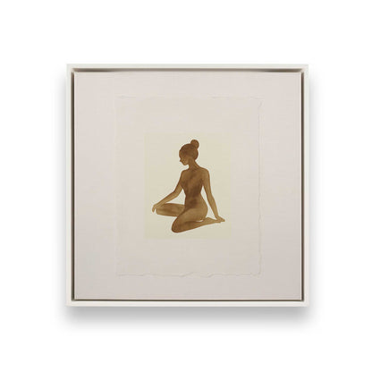 [Color:Opaque White], Picture of art in a White frame