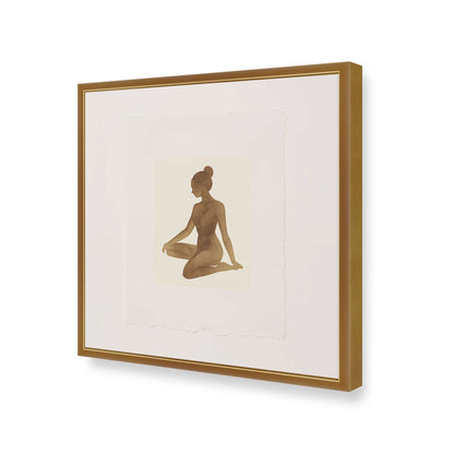 [Color:Polished Gold], Picture of art in a Polished Gold frame of the corner