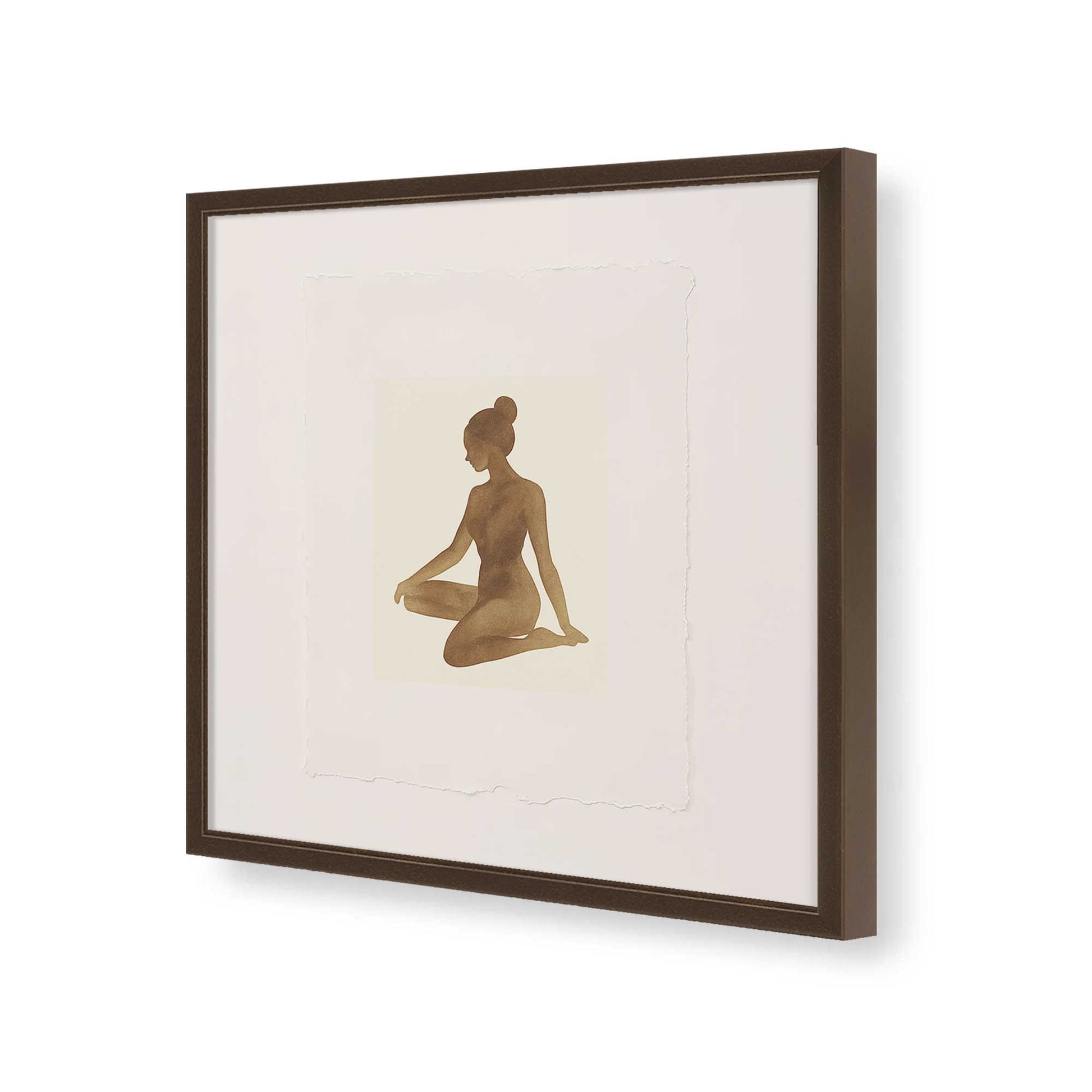 [Color:Espresso], Picture of art in a Espresso frame of the corner