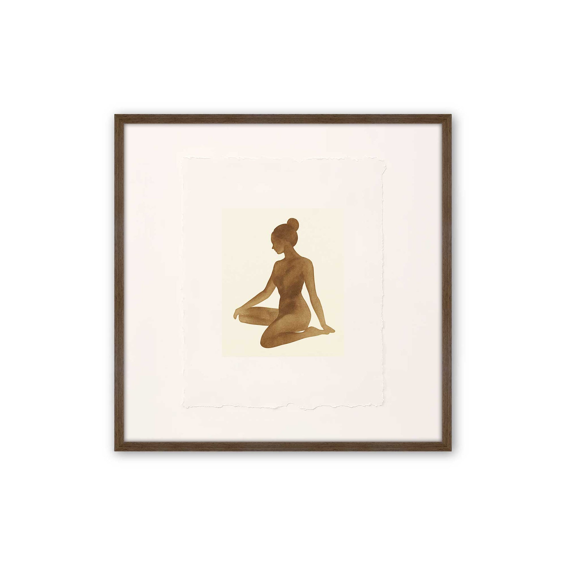 [Color:Walnut], Picture of art in a Walnut frame