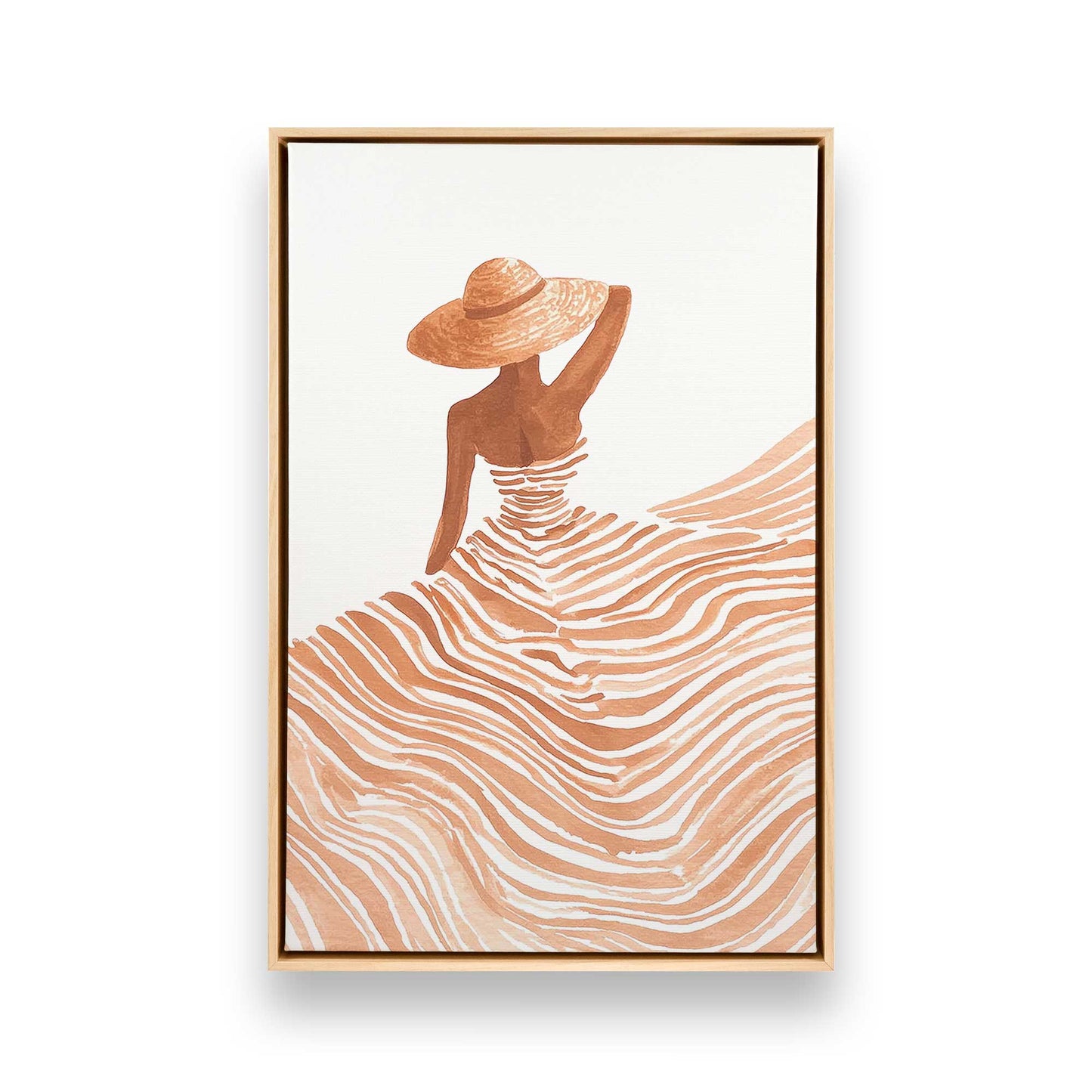[Color:American Maple], Picture of art in a American Maple frame