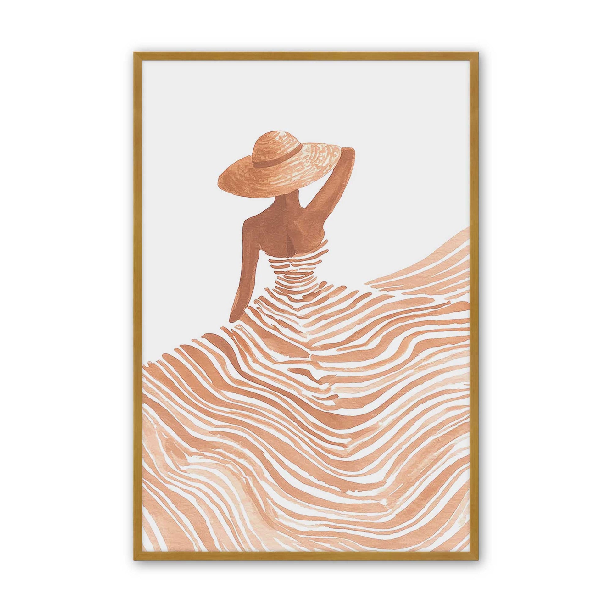 [Color:Polished Gold], Picture of art in a Polished Gold frame