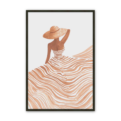 [Color:Satin Black], Picture of art in a Satin Black frame