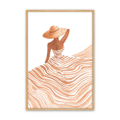 [Color:American Maple], Picture of art in a American Maple frame