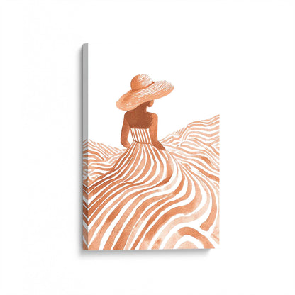 [Color:Stretched Canvas], Picture of art at an angle