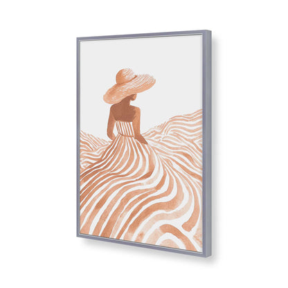 [Color:Polished Chrome], Picture of art in a Polished Chrome frame of the corner