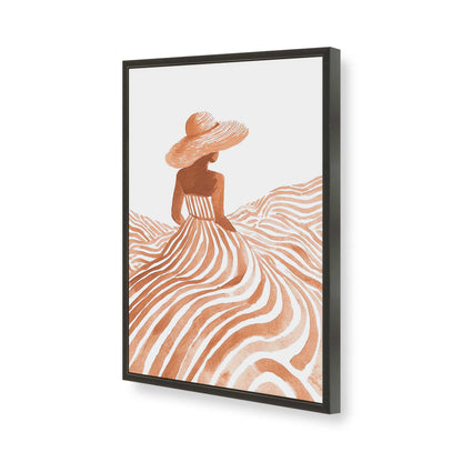 [Color:Satin Black], Picture of art in a Satin Black frame of the corner