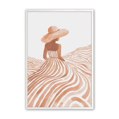 [Color:Opaque White], Picture of art in a Opaque White frame