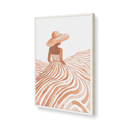 [Color:Opaque White], Picture of art in a Opaque White frame of the corner