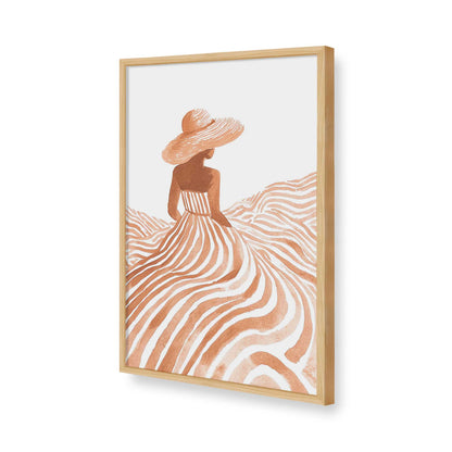 [Color:American Maple], Picture of art in a American Maple frame of the corner