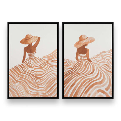 [Color:Satin Black], Picture of art in a Satin Black frame
