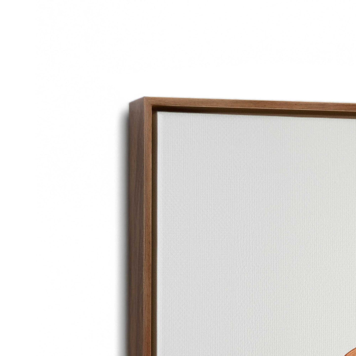 [Color:Walnut], Picture of the corner of the art