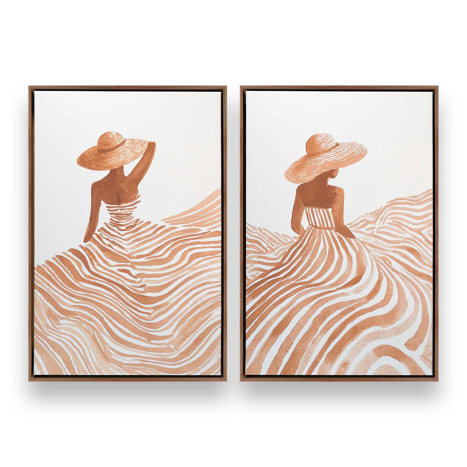 [Color:Walnut], Picture of art in a Walnut frame