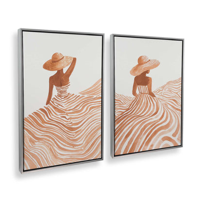 [Color:Polished Chrome], Picture of art in a Polished Chrome frame at an angle