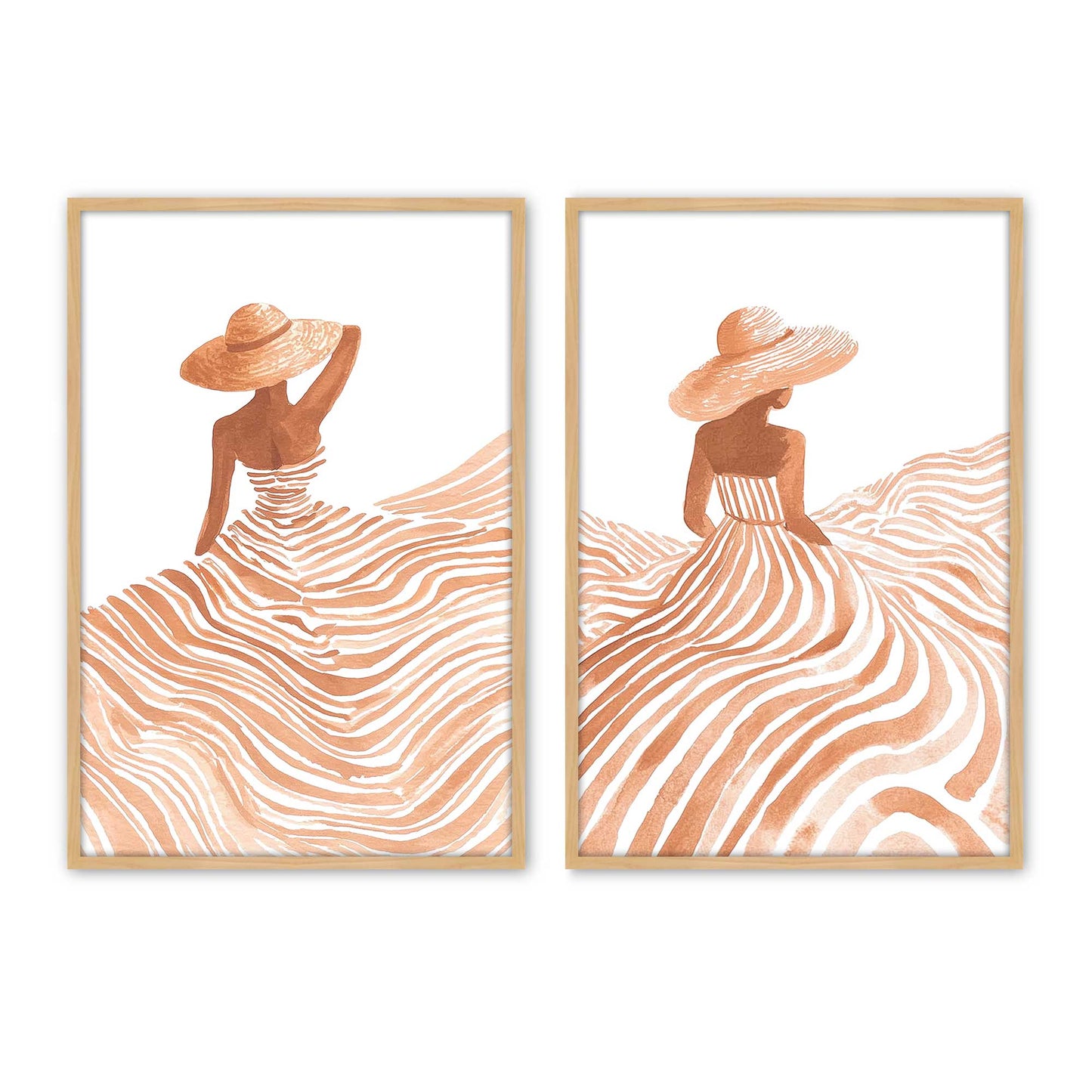 [Color:American Maple], Picture of art in a American Maple frame