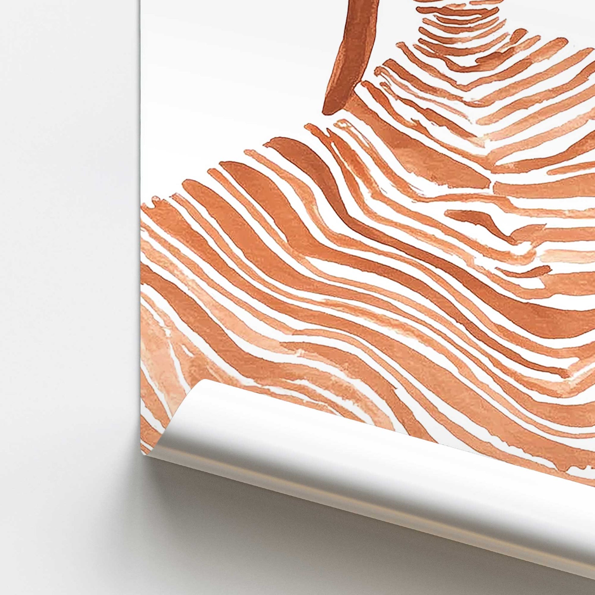 [color:Rolled Print], Picture of close up of art